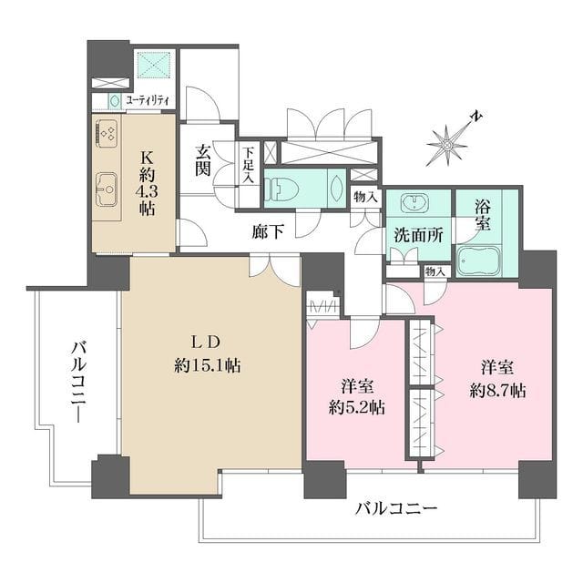 パークハウス多摩川南参番館の写真