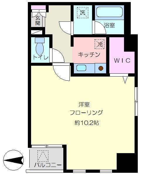 コートハウス秋葉原 302 間取り図