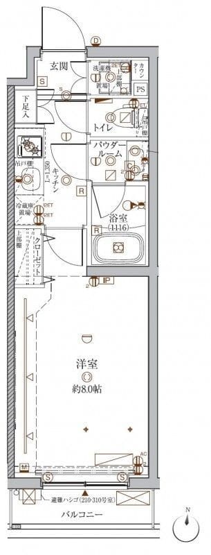 クレイシア目黒都立大学 210