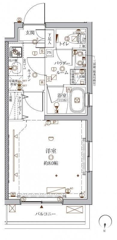 クレイシア目黒都立大学 304