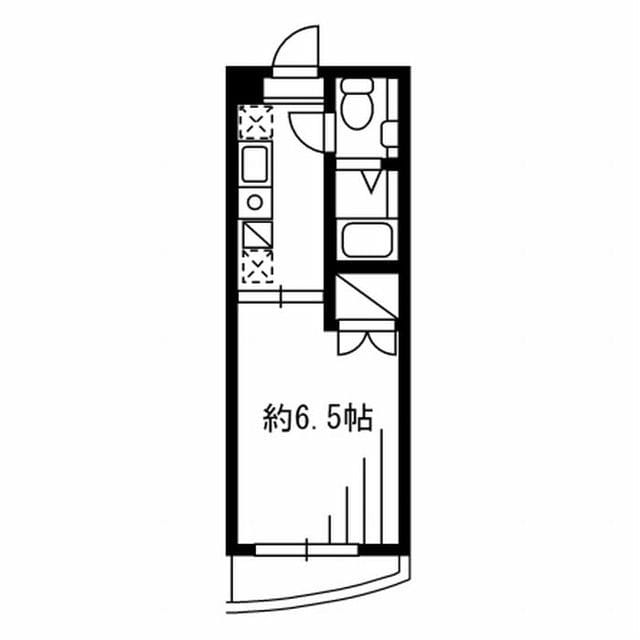 F.S.C.新宿マンション 206 間取り図