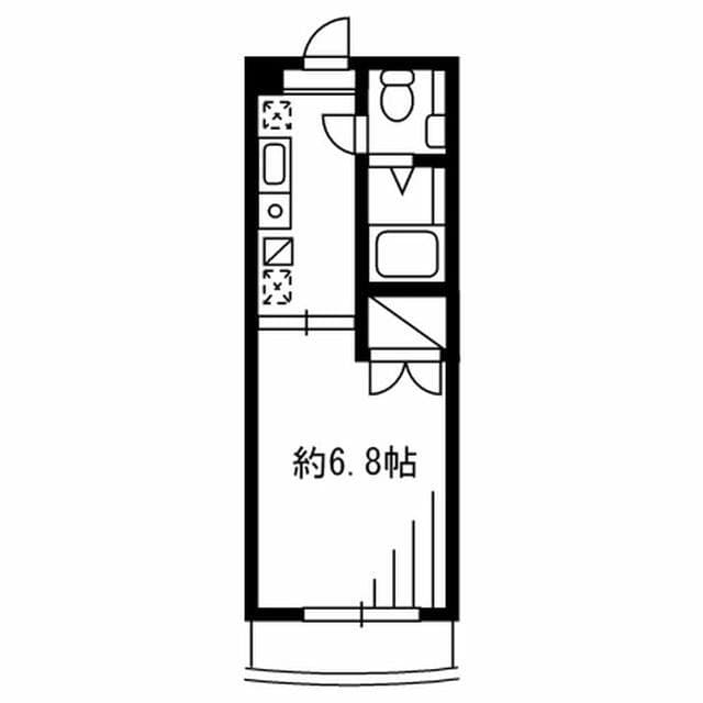 F.S.C.新宿マンション 310 間取り図