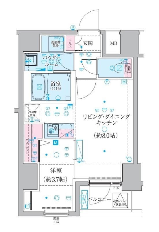 ジェノヴィア椎名町 1102