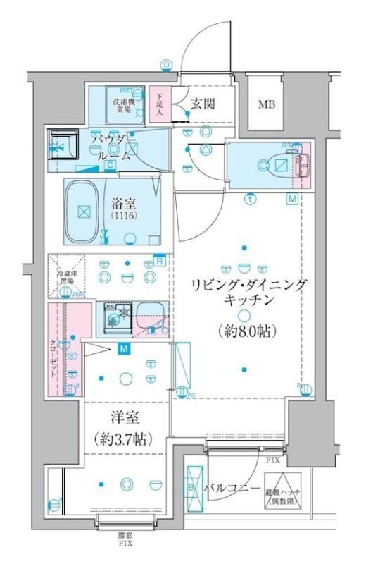 ジェノヴィア椎名町 1202