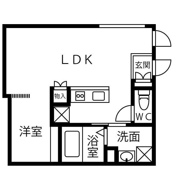 Elysion門前仲町 302 間取り図