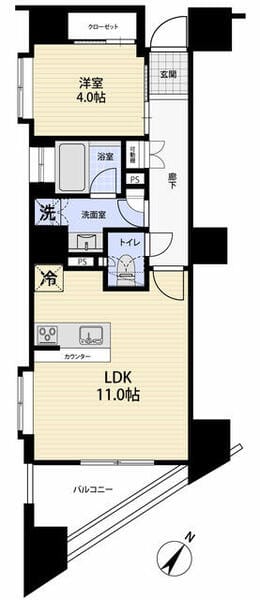 レックス日本橋水天宮プレミアタワー 1401