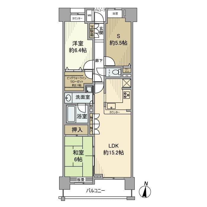 クレストフォルム東大島 504