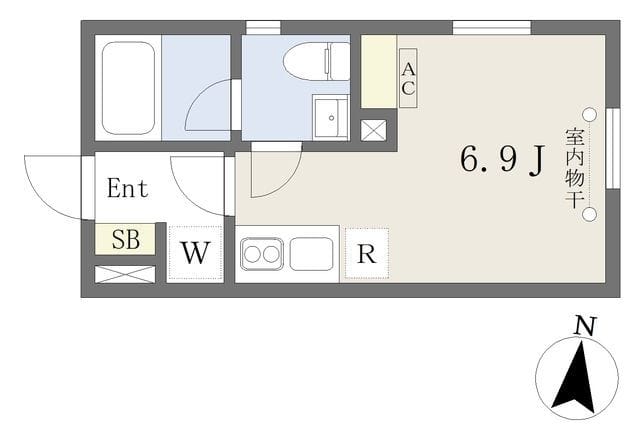 Reve Residence 阿佐ヶ谷 101 間取り図