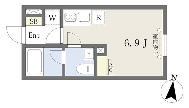 Reve Residence 阿佐ヶ谷 402 間取り図