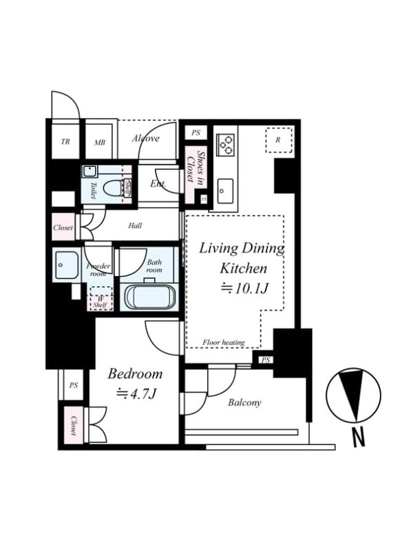 プラウド新宿牛込柳町 301