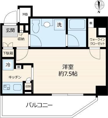 Log赤塚 704 間取り図