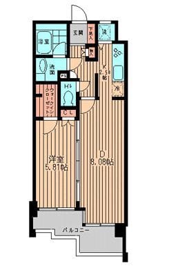 プラタナス目黒 0102 間取り図