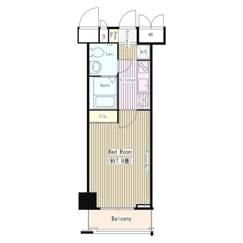 ハイトサーブル川崎 903 間取り図