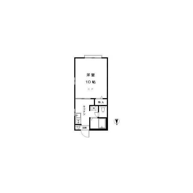 ツインハウス 201 間取り図