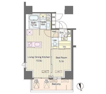 ヴェルデコート西新宿 1105