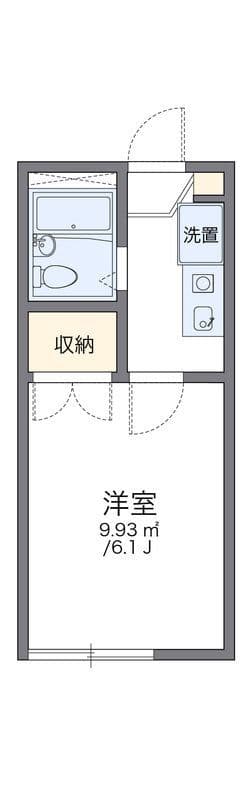 レオパレスイキ明大前 104 間取り図