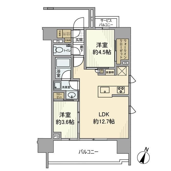 ルフォンリブレ板橋本町 604 間取り図
