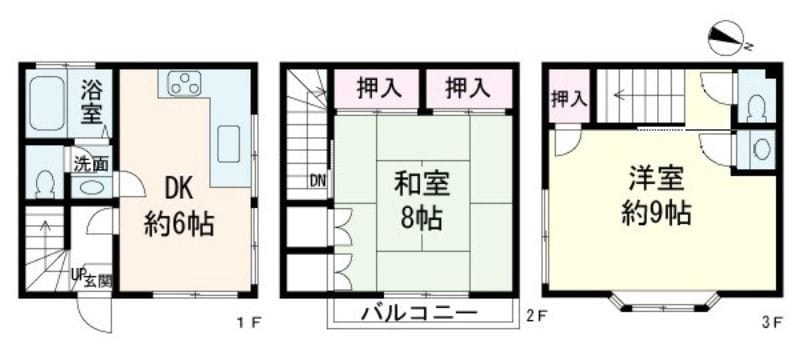 会田邸 1 間取り図