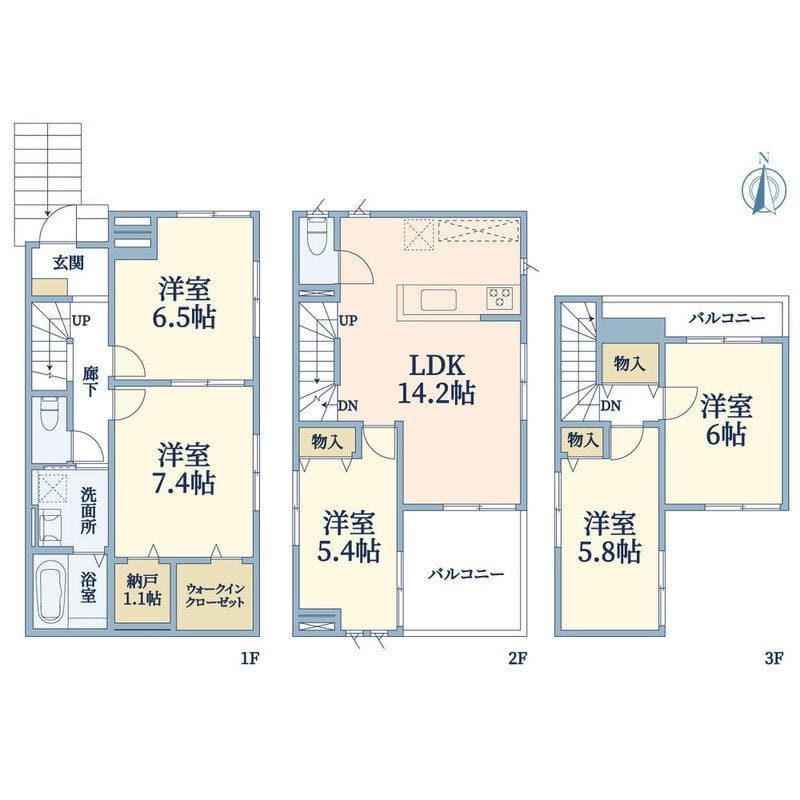深沢3丁目U邸 36万円/なし/入力なし 間取り図