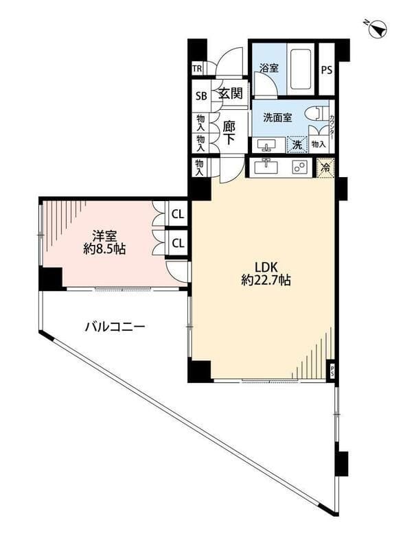 ヒューリック浅草一丁目 000 間取り図