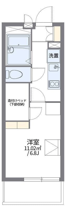 レオパレス寿 308 間取り図
