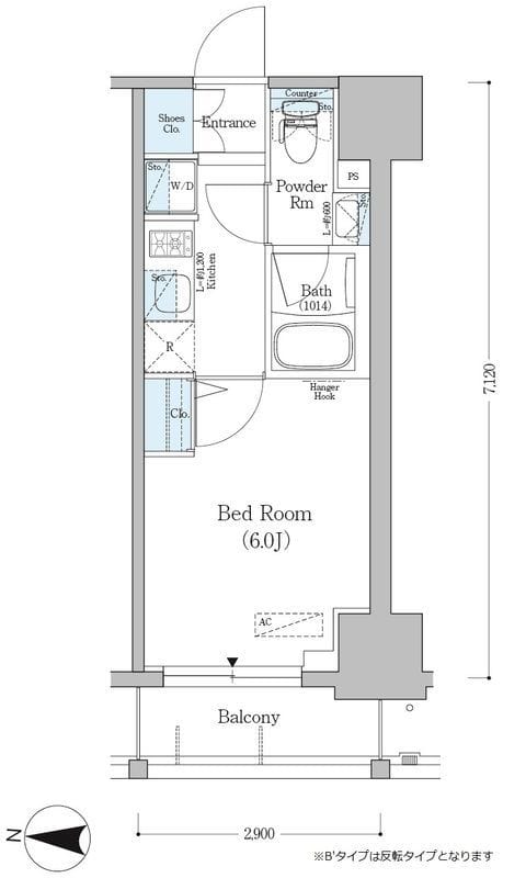 アーバネックス南品川 703 間取り図