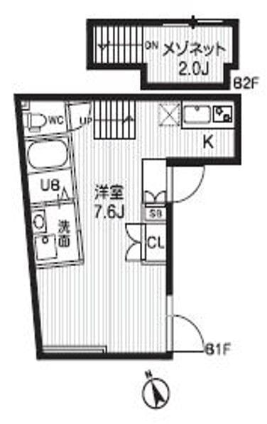 GRAND LIEF N103 間取り図