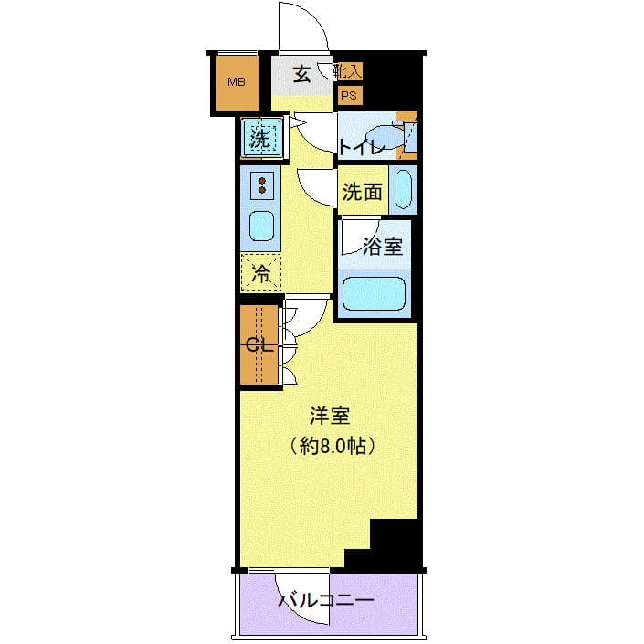 ジェノヴィア鷺ノ宮スカイガーデン 703 間取り図