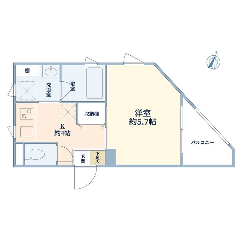 KAMINOGE The α 303 間取り図