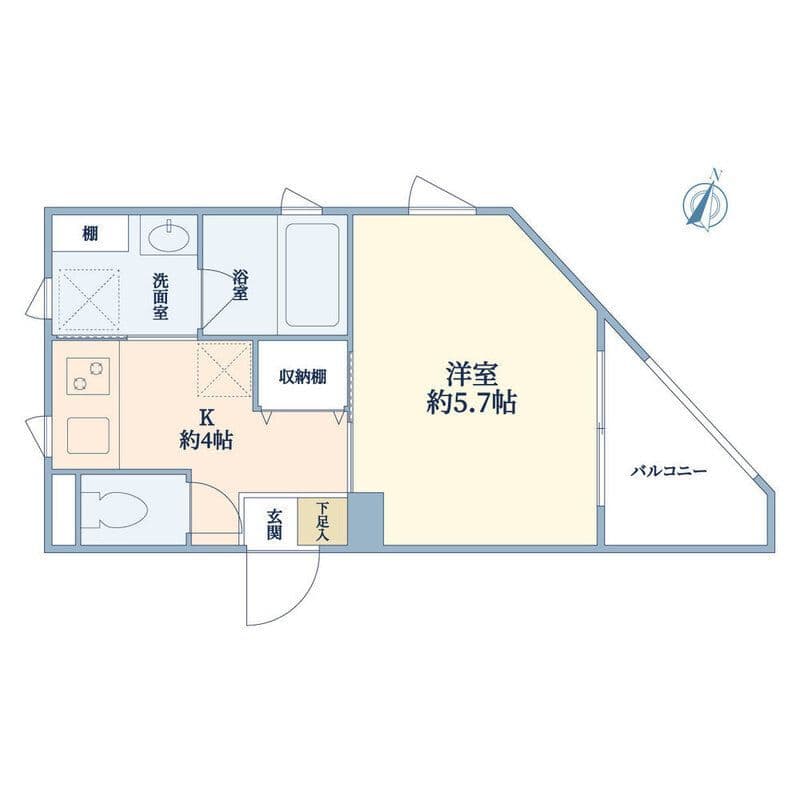 KAMINOGE The α 403 間取り図