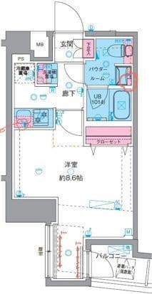 GENOVIA東向島Ⅳ(ジェノヴィア東向島4) 303 間取り図