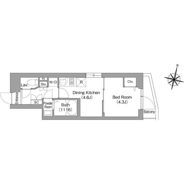 コンフォリア・リヴ目黒碑文谷 209