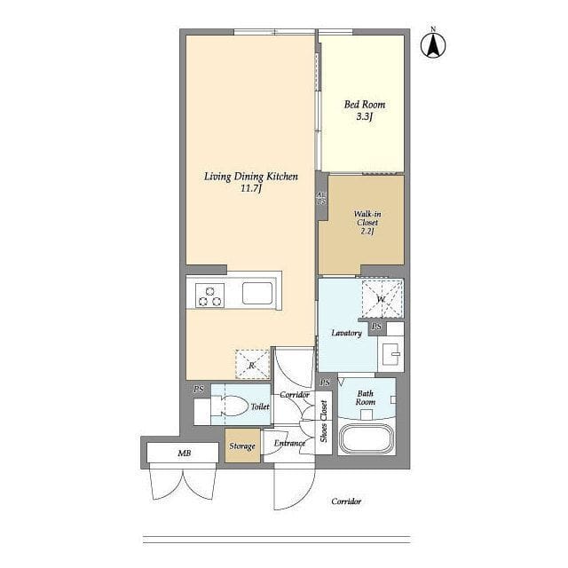 ラクラス中野南台 108