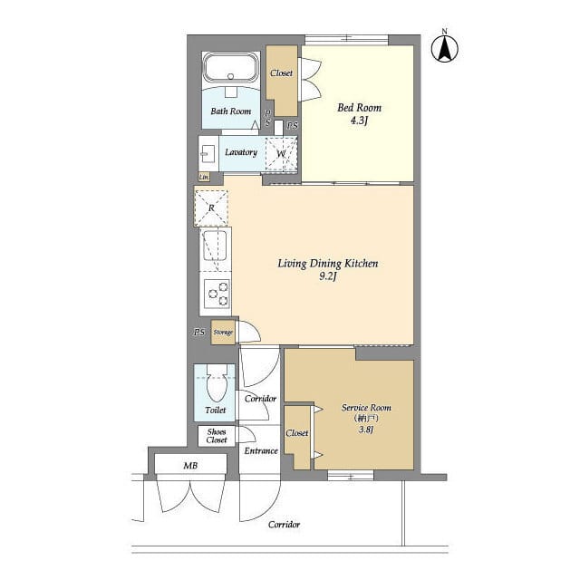 ラクラス中野南台 110