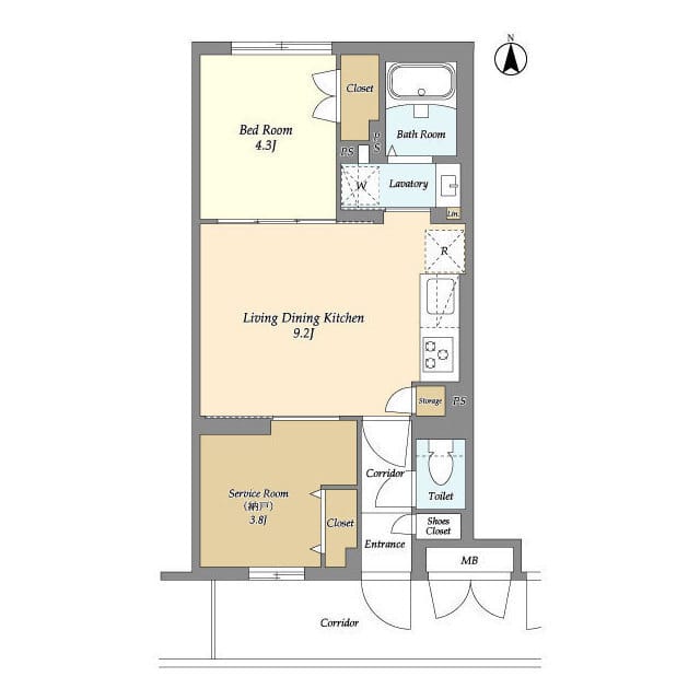 ラクラス中野南台 414