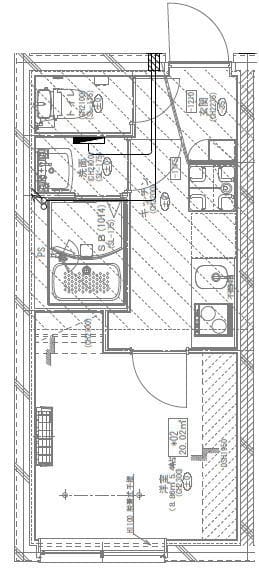 GM上落合 102 間取り図