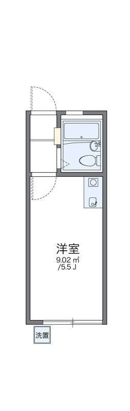 レオパレス祐天寺 103 間取り図