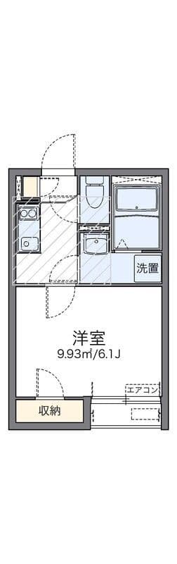 レオネクスト錦秋Ⅲ 204 間取り図