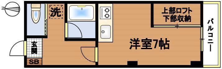 シャトー・桐 303 間取り図