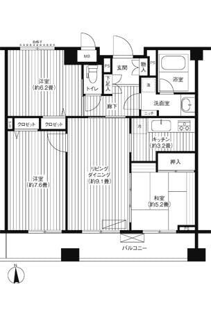 プリムヴェール西尾久 メゾンBの写真