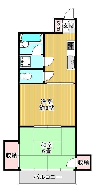 ラフォーレ町屋Ⅱ 302 間取り図
