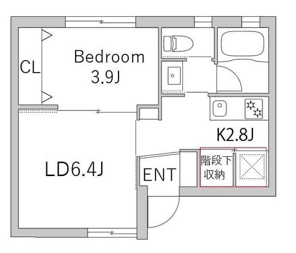 GranDuo等々力 103 間取り図