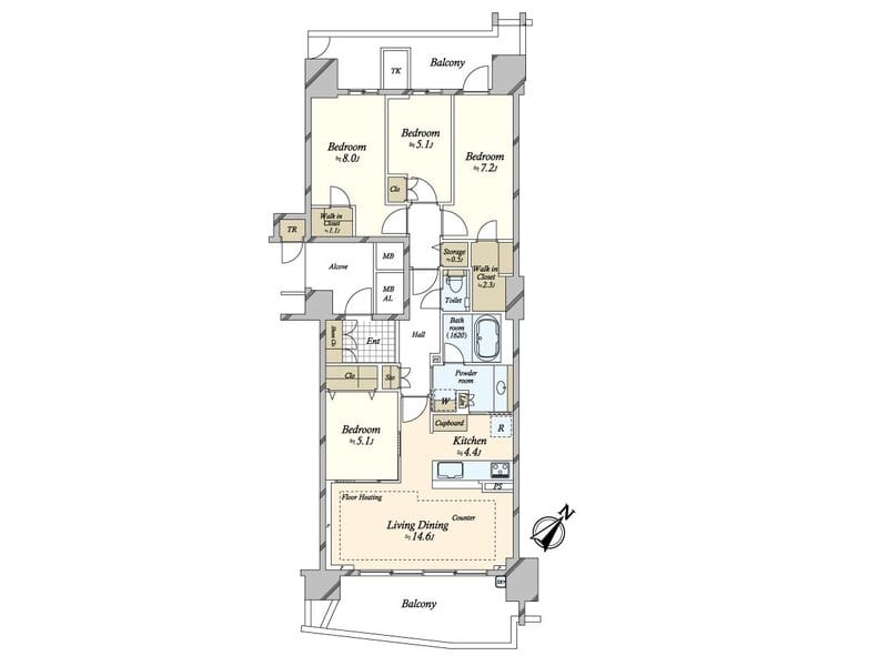 HARUMI FLAG SEA VILLAGE C棟 1303