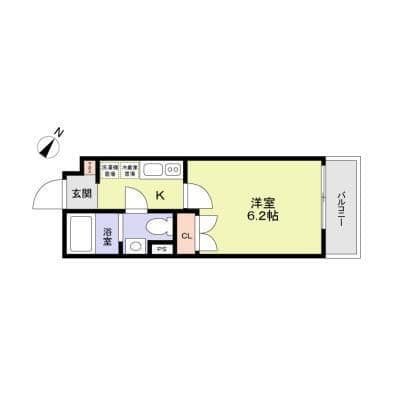 VISTA ASAGAYA.N 203 間取り図