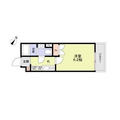 VISTA ASAGAYA.N 404 間取り図