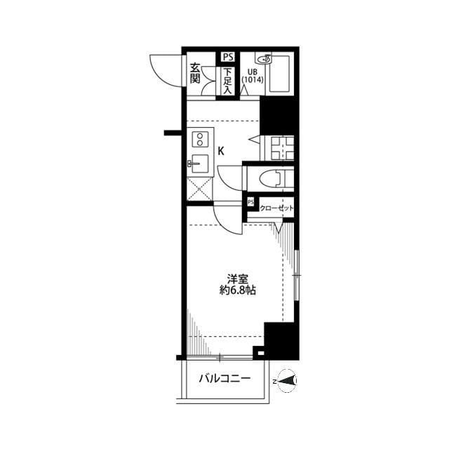 プレール・ドゥーク西大島駅前 906 間取り図