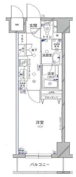 グリフィン横浜・山下公園弐番館 510 間取り図