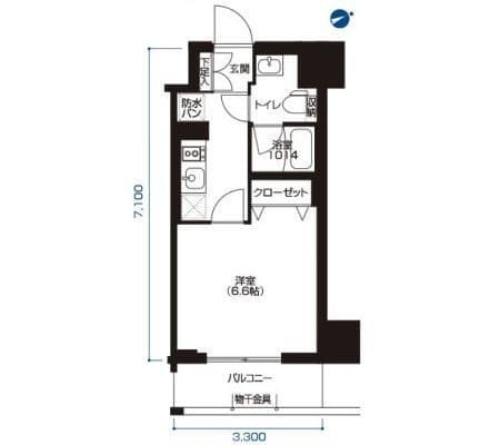 アーバネックス大森 503 間取り図