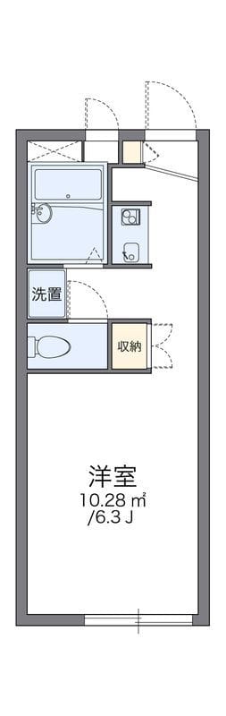 レオパレスITATSU 202 間取り図