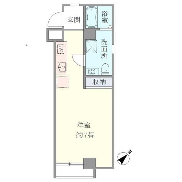 ブレグレイス参宮橋 101 間取り図